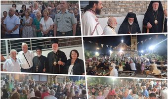 Με μεγάλη προσέλευση το πανηγύρι του Αγίου Κοσμά του Αιτωλού στο Πλατάνι 