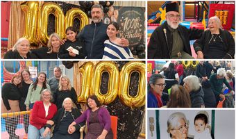 Ένας αιώνας ζωής: Πάρτυ έκπληξη για τα 100 χρόνια της συμπολίτισσάς μας Βασιλείας Σκαλέρη