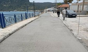 Ολοκληρώθηκαν οι εργασίες στον δρόμο στο Καμάρι Κεφάλου 