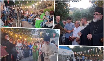 Με λαμπρότητα ο Αρχιερατικός Εσπερινός στο Εξωκλήσι του Τιμίου Σταυρού στο Χαρμύλι Πυλίου