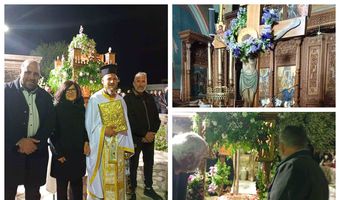 H περιφορά του Επιταφίου στoν Ι.Ν. Κοιμήσεως της Θεοτόκου στην Αντιμάχεια