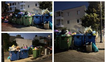Δυσφορία και παράπονα για τα απορρίμματα στις οδούς Θεμιστοκλέους και Αβέρωφ