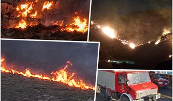 Υπό έλεγχο η μεγάλη πυρκαγιά στην Κάλυμνο μετά από ολονύχτια μάχη με τις φλόγες