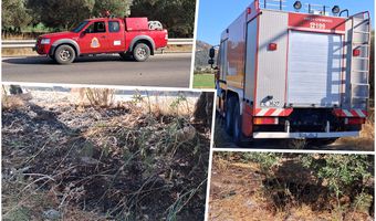 Άμεση κατάσβεση φωτιάς στου "Σταυρού το Πέραμα"