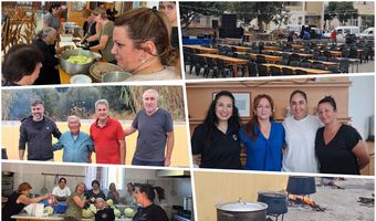 Φωτιά έχουν πάρει τα καζάνια για τα σημερινά χοιροσφάγια του ΑΠΕΛΛΗ στο Πυλί