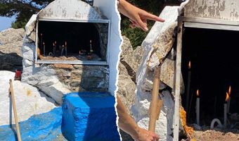 Προσοχή με τα κεριά και τις λαμπάδες στο Χριστό (Δίκαιο) – Παραλίγο να προκληθεί πυρκαγιά