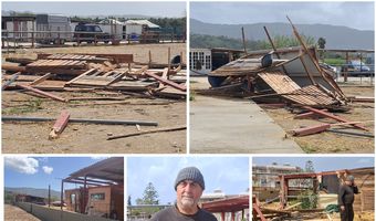 Μεγάλες καταστροφές από την κακοκαιρία στο “Ericas Horse Farm” στο Μαρμάρι