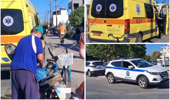 Τροχαίο έξω από το 2ο Δημοτικό Σχολείο Κω – Τραυματίστηκε οδηγός ποδηλάτου