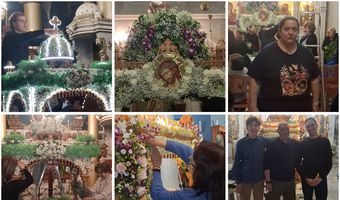 Οι στολισμοί των επιταφίων στον Αγ. Αθανάσιο Κω και στην Αγ. Παρασκευή 