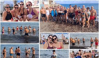 Πρωινό μπάνιο και κοπή πίτας για τους Χειμερινούς Κολυμβητές Κω