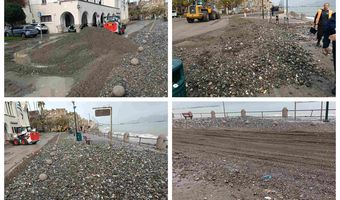 H σημερινή εικόνα του λιμανιού της Κω μετά την κακοκαιρία