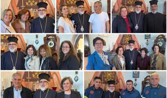 Θερμές ευχές και συγκινητική προσέλευση πιστών για τα ονομαστήριά του Μητροπολίτη κ. Ναθαναήλ