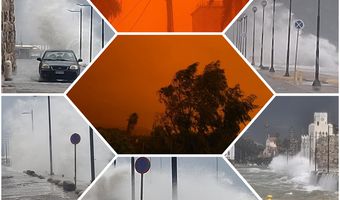 Η κακοκαιρία «Erminio» έντυσε στα πορτοκαλί την Κω – Θυελλώδεις άνεμοι και απαγορευτικό απόπλου