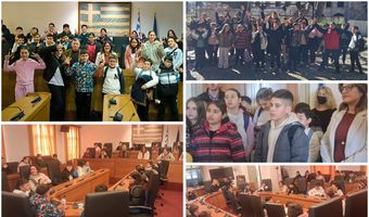 To Δημαρχείο Κω και τον πλάτανο του Ιπποκράτη επισκέφτηκαν οι μαθητές του Δημ. Σχολείου Αντιμάχειας