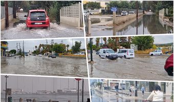 Προβλήματα στην Κω από την πρωινή βροχόπτωση