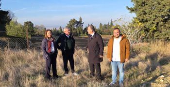 Tο οικόπεδο όπου έχει σχεδιαστεί να ανεγερθεί το νέο νοσοκομείο Κω επισκέφτηκαν οι Γ. Χατζημάρκος και Γ. Παππάς