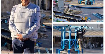 Eργασίες για την τοποθέτηση του Καρουζέλ στην Κω