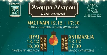 Tο πρόγραμμα εκδηλώσεων με το άναμμα των χριστουγεννιάτικων δέντρων και τα παζάρια σε όλη την Κω