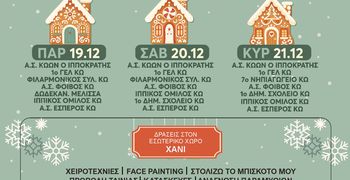 Ξεκινάει σήμερα η λειτουργία του «Χριστουγεννιάτικου χωριού» στην Κω (Χάνι)