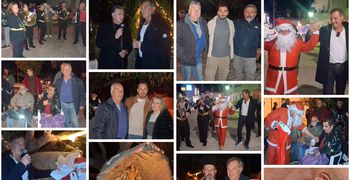 Σε εορταστικό κλίμα η φωταγώγηση της φάτνης στα Λαϊκά