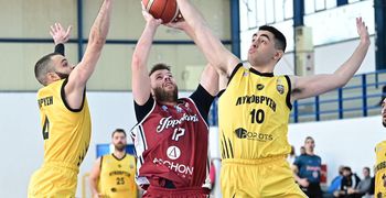 Εξαιρετική εμφάνιση και "διπλό" του Ιπποκράτη με ανατροπή απέναντι στη Λυκόβρυση