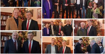 Κάλαντα και ευχές στο γραφείο του Δημάρχου Κω για τα Χριστούγεννα