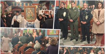 Με μεγαλοπρέπεια ο Αρχιερατικός Εσπερινός στον Ι.Ν. Ευαγγελίστριας Ασφενδιού