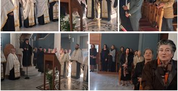 Με λαμπρότητα ο εσπερινός της εορτής του Αγίου Αποστόλου Ναθαναήλ χοροστατούντος του Μητροπολίτη που άγει τα ονομαστήριά του