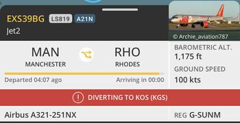 2 πτήσεις από Αγγλία αντί να προσγειωθούν στη Ρόδο κατέληξαν στην Κω και στην Αττάλεια Τουρκίας