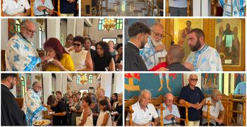Κυριακή Ι’ Ματθαίου, Μετά την Εορτή της Μεταμορφώσεως του Σωτήρος, με τον Σεβασμιώτατο κ. Ναθαναήλ στον ΙΝ Αγίων Πάντων Κω