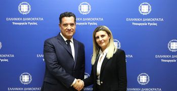 Τον Υπ. Υγείας A. Γεωργιάδη επισκέφτηκε η Πρόεδρος του Ιατρικού Σ/γου Κω Κ. Γαβαλά