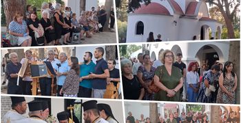 Με ευλάβεια ο εσπερινός της εορτής της Οσίας Ειρήνης Χρυσοβαλάντου στην Ιερά Μονή Αγίου Νεκταρίου 
