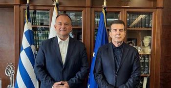 Συνάντηση του Γ. Παππά με τον Υπ. Προστασίας του Πολίτη Μ. Χρυσοχοϊδη