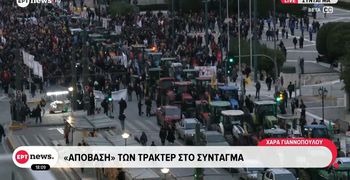 "Απόβαση" των τρακτέρ στο Σύνταγμα για το συλλαλητήριο 