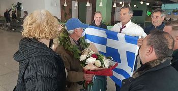 Θερμή υποδοχή του παγκόσμιου πρωταθλητή Κ. Χατζηεμμανουηλ