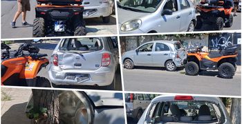 Τροχαίο στην οδό ΕΘν. Αντιστάσεως στην πόλη της Κω - "Γουρούνα" συγκρούστηκε με ΙΧ