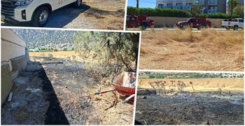 Φωτιά στην Καρδάμαινα - Άμεση επέμβαση της Πυροσβεστικής και του οχήματος πυρασφάλειας του Ομίλου Μήτση 
