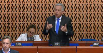 Ηχηρή παρέμβαση του Βασίλη Α. Υψηλάντη κατά των μεθοδεύσεων της Τουρκίας για τη «Γαλάζια Πατρίδα» και την Κύπρο στο Συμβούλιο της Ευρώπης