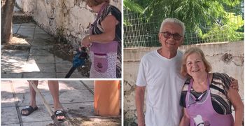 Kαίτη Αναστασίου (οδός Θεοφράστου): Απίστευτη νοοτροπία των κατοίκων να μην πετάνε τα σκουπίδια μέσα στους κάδους