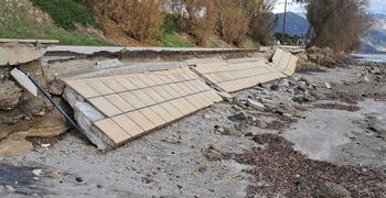 Σε κατάσταση έκτακτης ανάγκης κηρύχθηκε και η Καρδάμαινα από την κακοκαιρία 