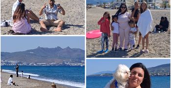 Άρωμα καλοκαιριού την Δευτέρα του Πάσχα στην Κω: Πλήθος κόσμου στις παραλίες για την πρώτη βουτιά