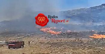 Mεγάλη φωτιά σε εξέλιξη στην Κάλυμνο