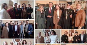 Ανταλλαγή ευχών για τα Θεοφάνεια στο γραφείο της Επάρχου