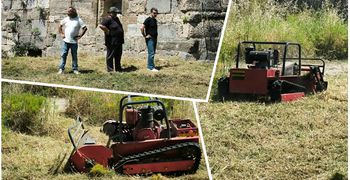 Καθαρισμός του Κάστρου Νερατζιάς από το Δήμο Κω – «Δοκιμάστηκε» το νέο μηχάνημα ρομπότ