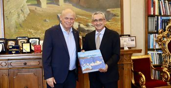  Συνάντηση του Περιφερειάρχη Γ. Χατζημάρκου με τον CEO του TUI Group Sebastian Ebel