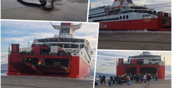 Αναμέτρηση με τα μποφόρ για το Superfast στο λιμάνι της Κω