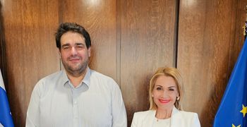 Συνάντηση της Μ. Ιατρίδη με τον Υπ. Εσωτερικών Θ. Λιβάνιο για τη λειτουργία και στελέχωση των κοινωνικών δομών των Δήμων