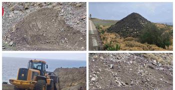 Κατολισθήσεις στον επαρχιακό δρόμο προς τα Θερμά