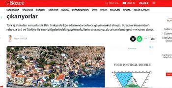 Στο στόχαστρο του τουρκικού Τύπου τα Δωδεκάνησα για τις αγοραπωλησίες ακινήτων 