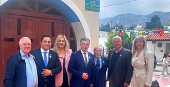 Στο Πυλί για τον εορτασμό του Αγ. Γεωργίου ο πρώην υφυπουργός Βιομηχανίας Καναδά κ. Γιάννης Κάννης